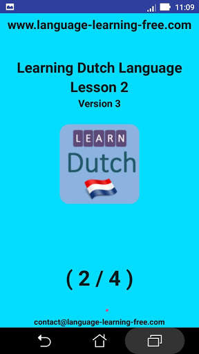 Learning Dutch language (lesson 2) screenshot 8