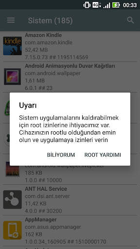 Sistem uygulaması yöneticisi screenshot 6