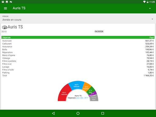 MyFuelLog2 - Gestion de véhicules screenshot 22