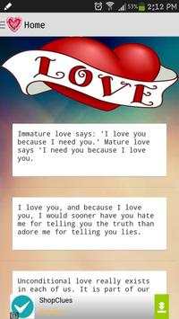 Love Quotes And SMS screenshot 3