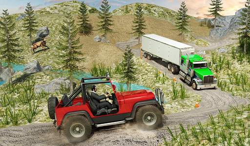 Offroad Jeep Prado Driving- Truck Driver Sim screenshot 6
