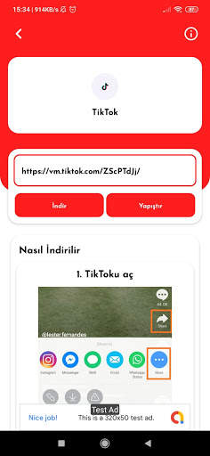 MK-VİDEO DOWNLOADER-TİKTOK,İNSTAGRAM,LİKE TWİTTER screenshot 1