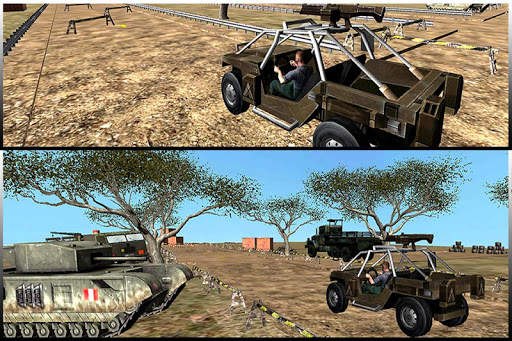 Combat Jeep Driving Simulator screenshot 1