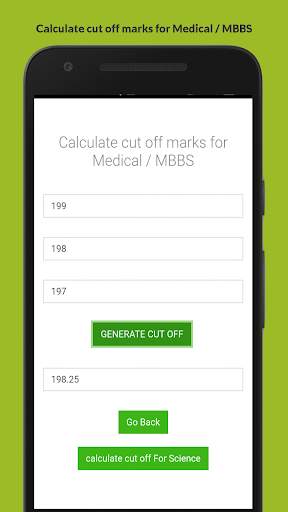 Cut Off Calculator screenshot 3