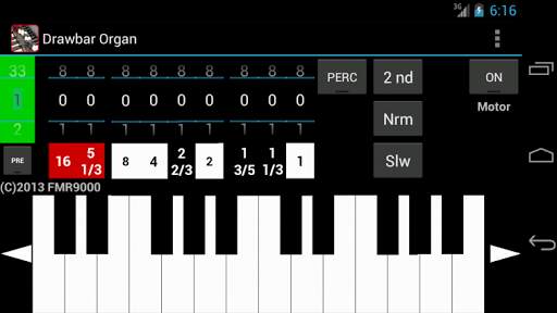 Drawbar Organ Demo screenshot 1