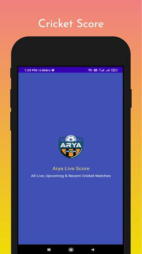 Arya - Live Cricket Score & Full Scoreboard screenshot 1