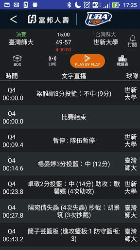 UBA Score App screenshot 6