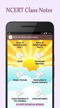 CBSE 9th Maths Class Notes screenshot 1