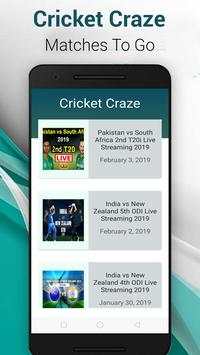 Live Cricket Craze Pro screenshot 2