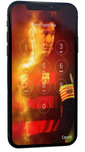 Lock Screen for Messi   Wallpapers 2 تصوير الشاشة