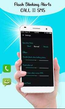 Flash Blinking on Call & SMS Auto Flashlight Alert screenshot 4