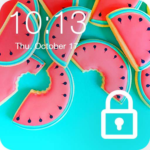 Juicy Watermelon ART Pattern Lock Screen Password 1.0