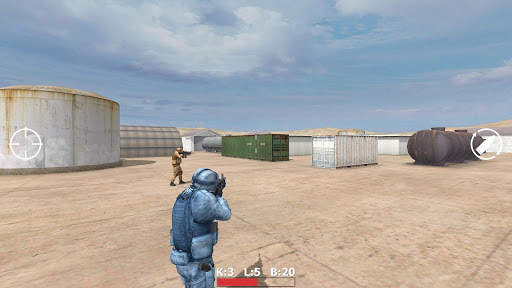shooting games Gun Training 3D sniper war fps army screenshot 2