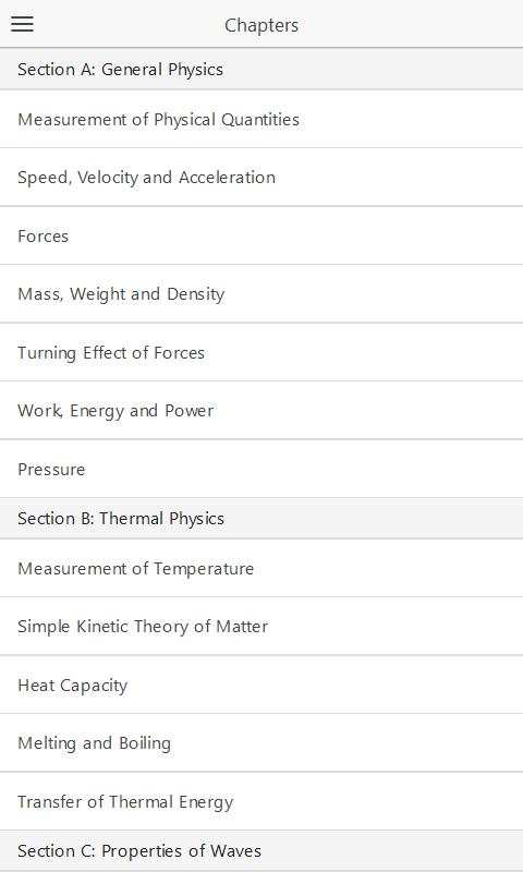 Physics O-Level screenshot 2