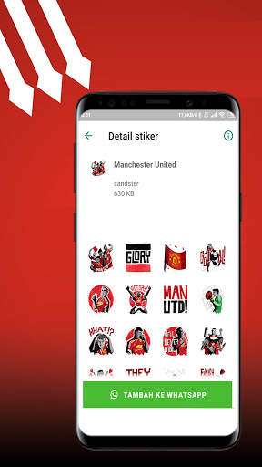 Manchester United Stickers Whatsapp- WAStickerApps screenshot 2