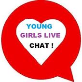 young girls live chat icon