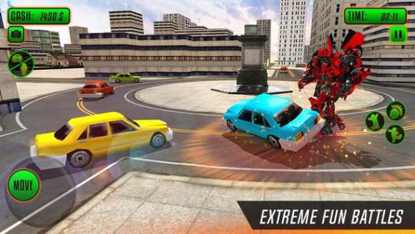 Autobot Car Robot War Transformer Free Game 2018 screenshot 5