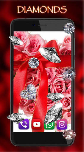 Roses Hearts HD Live Wallpaper screenshot 5
