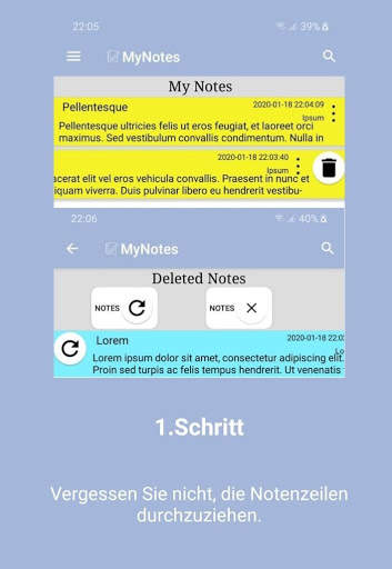 MeineNotizen screenshot 2