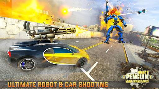 Penguin Robot Car War Game screenshot 2