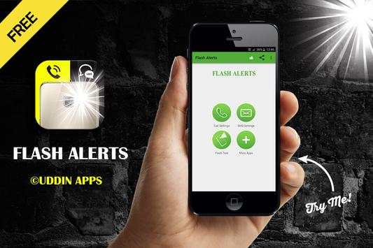 Flash Alert on Call And Sms screenshot 1