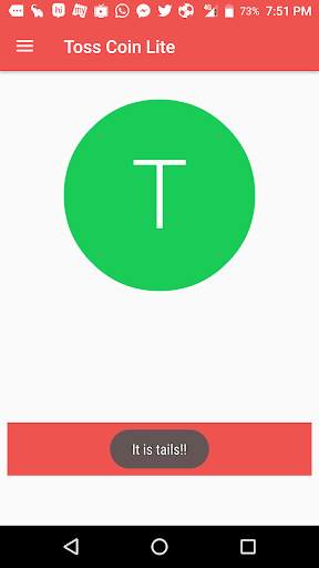 Toss Coin Lite screenshot 2