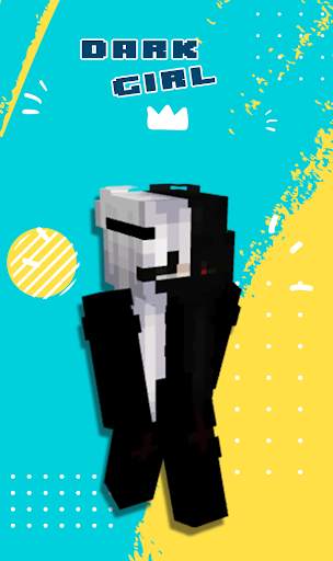 Dark Girl Skin For Minecraft screenshot 1