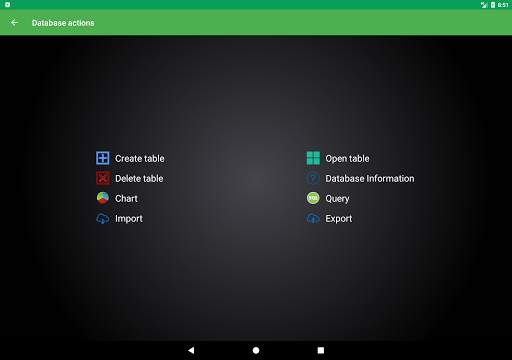 SQLite Explorer screenshot 5