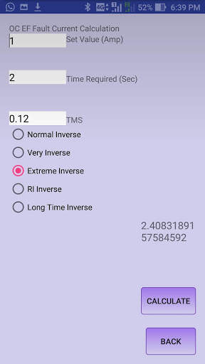 Pick Up and TMS calculation screenshot 4