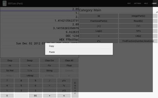 Programmable RPN Calc (Free) скриншот 5