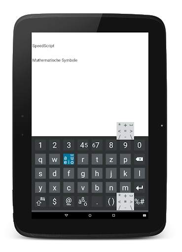 SpeedScript Tastatur free screenshot 20