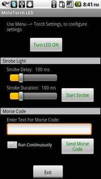 MotoTorch LED screenshot 1