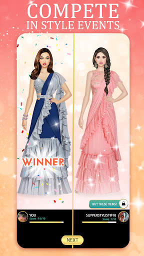 Indian Fashion Dressup Stylist 7 تصوير الشاشة