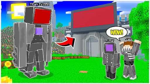 Titan TVman Minecraft Skibidi screenshot 4