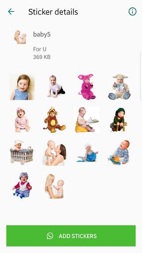 Stickers🥳Funny Baby WAStickerApps for WhatsApp screenshot 7