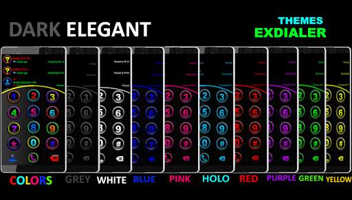 THEME ELEGANT COLORS EXDIALER screenshot 2