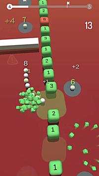 Snake Balls vs Blocks 3D screenshot 2