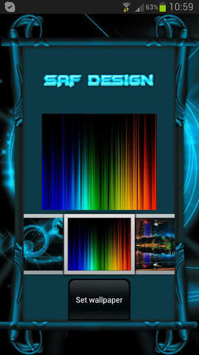 Next Launcher Neon Theme screenshot 6