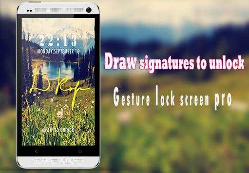 Gesture lock screen pro screenshot 1