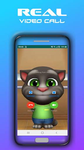 Incoming Call from Tom's Talking Fake Video Call screenshot 3