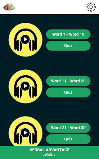 Verbal Advantage - Level 1 screenshot 1