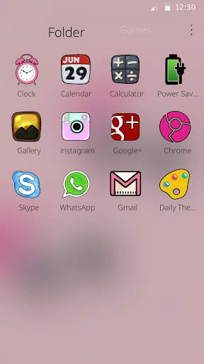 Hello Princess Kitty Pink Cute Cartoon Theme screenshot 7