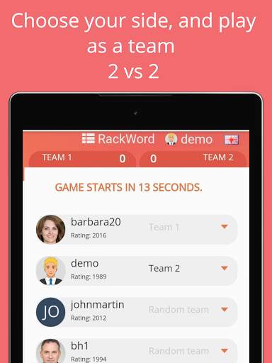 Rackword - Free real-time multiplayer word game screenshot 18