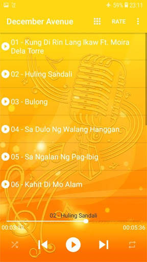 December Avenue - Best Hits - Top Music 2019 screenshot 2