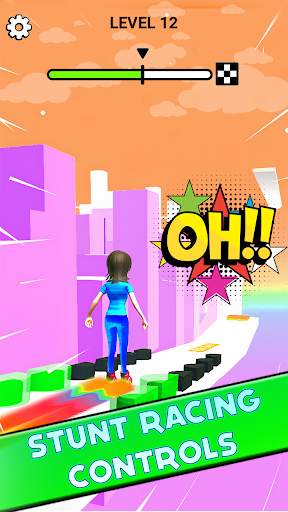 Super Sky Roller - Sky Skating Game screenshot 3