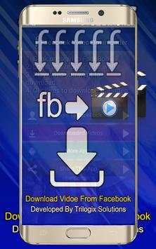 FB Video Downloader Free स्क्रीनशॉट 1