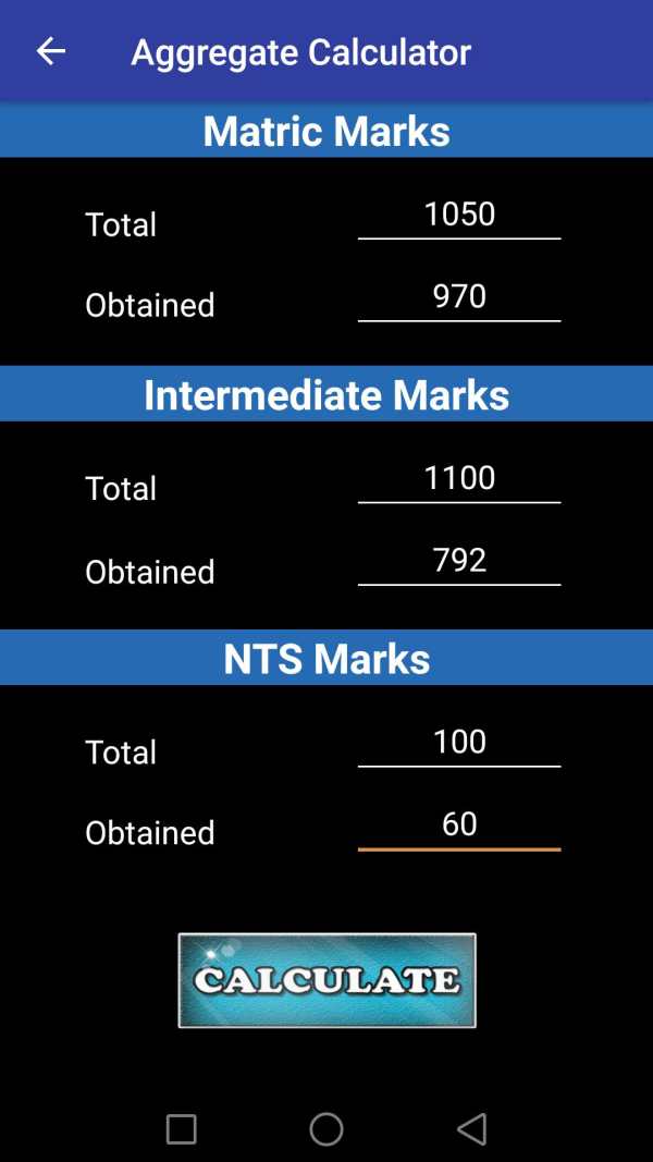 Comsats GPA Calculator screenshot 3