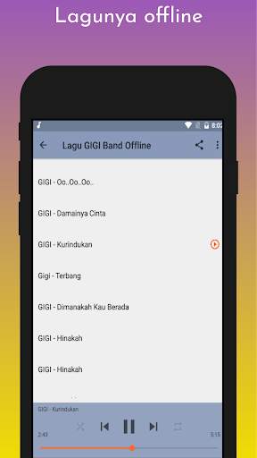 Lagu GIGI Band Offline screenshot 8