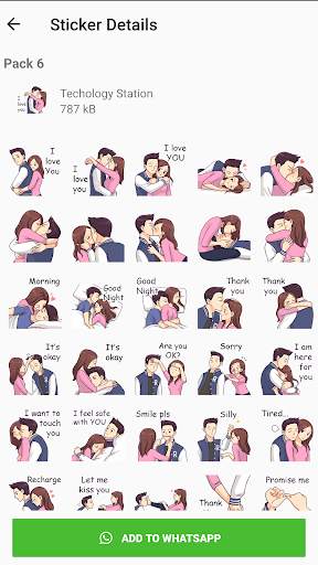Love Stickers for WhatsApp :WA screenshot 8