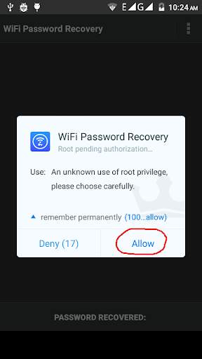 WiFi Password Recovery screenshot 1